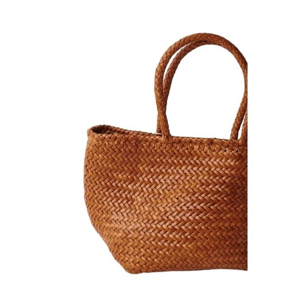 Dragon Diffusion Artisanal Woven Buffalo Leather Tote Bag - NWT - Picture 3 of 3